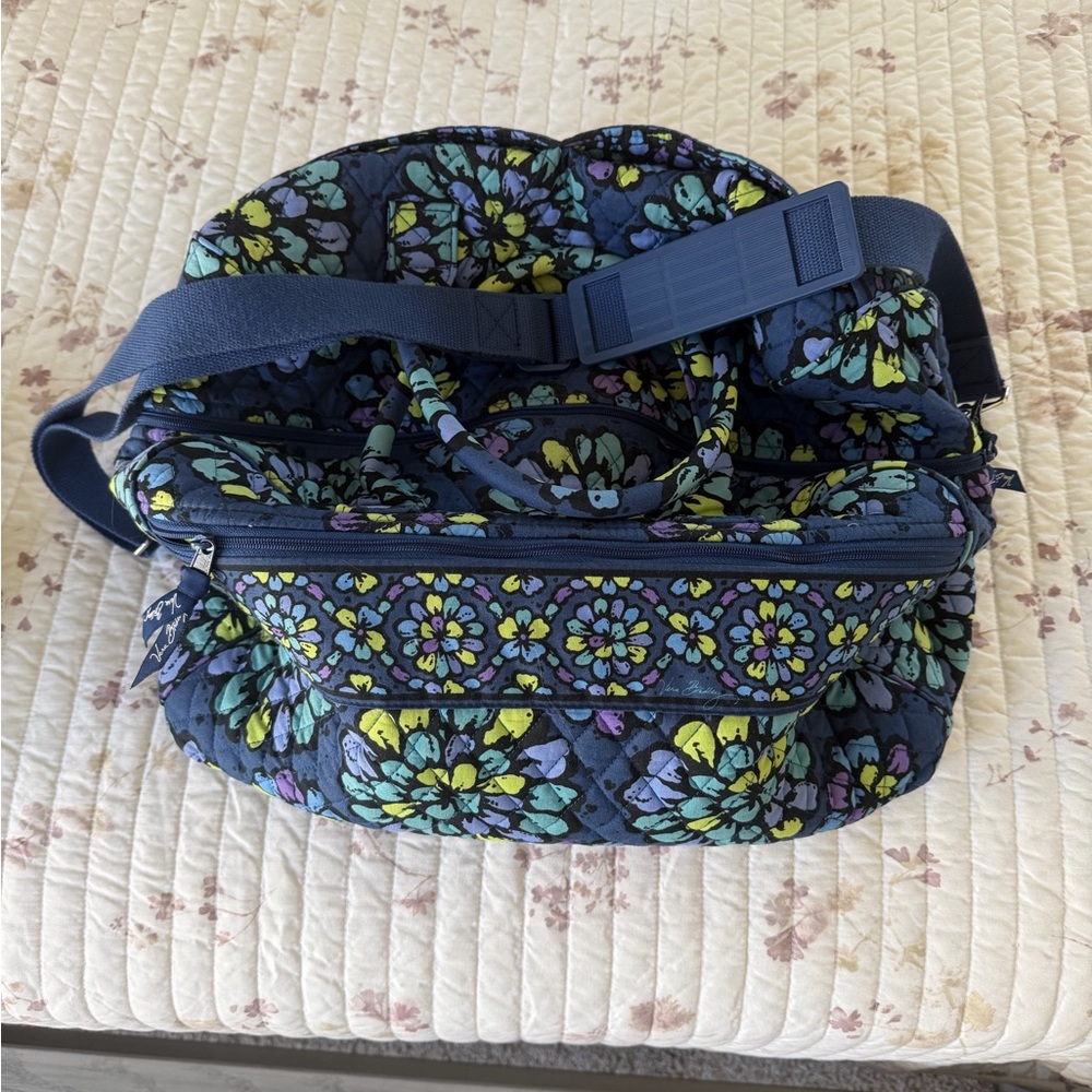 Vera Bradley Indigo Pop Weekender Duffel Bag